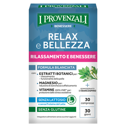 I PROVENZALI RELAX E BELLEZZA 30 COMPRESSE INTEGRATORE ALIMENTARE