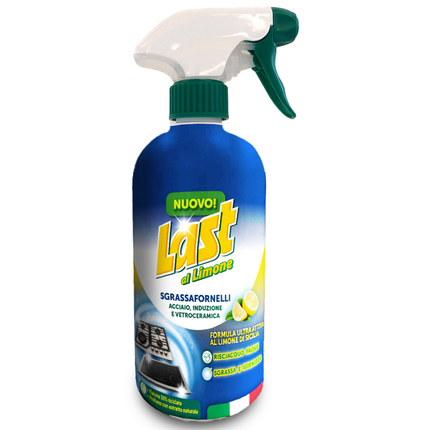 LASTSGRASSATORE FORNELLI ACCIAIO, INDUZIONE E VETROCERAMICA AL LIMONE TRIGGER 435 ML