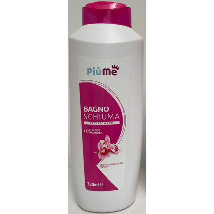 PIUME BAGNOSCHIUMA SETIFICANTE CON ACQUA DI ORCHIDEA 750 ML