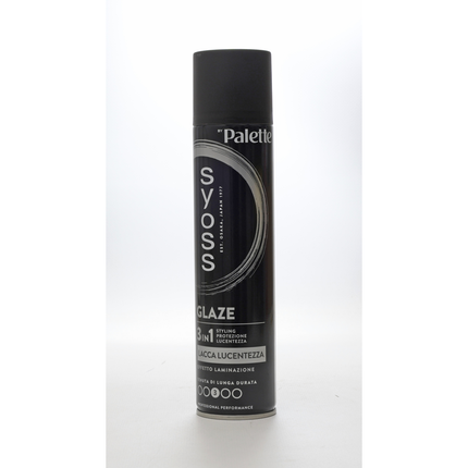 SYOSS by PALETTE LACCA SHINE LUCENTEZZA CON COMPLESSO VITAMINICO DI LUNGA DURATA 3in1 STYLING, PROTEZIONE, LUCENTEZZA 300 ML