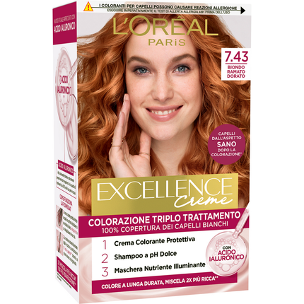 EXCELLENCE CREME N.7.43 BIONDO RAMATO DORATO