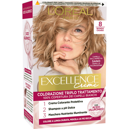 EXCELLENCE CREME N.8 BIONDO CHIARO
