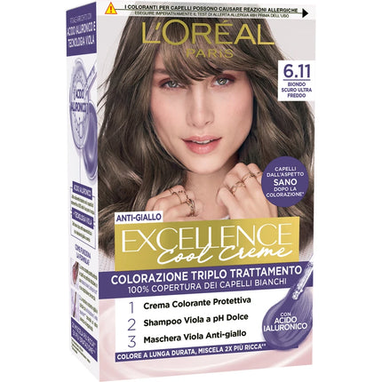 EXCELLENCE N.6.11 BIONDO SCURO ULTRA FREDDO COOL CREME