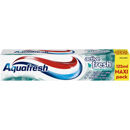 AQUAFRESH DENTOFRICIO ACTIVE FRESH CON MENTOLO 125 ML
