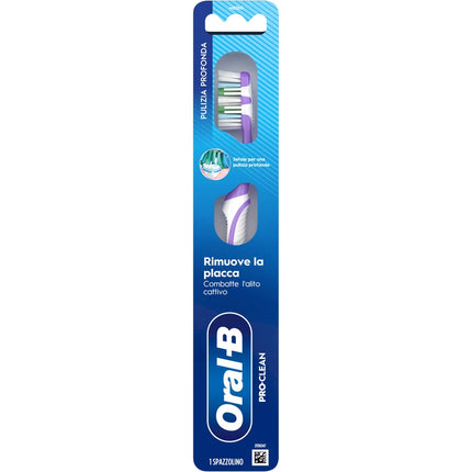 ORAL B SPAZZOLINO DENTI PRO CLEAN PULIZIA PROFONDA MEDIO