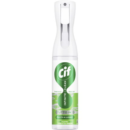 CIF INFINITE+CLEAN LIME e FIORI BIANCHI TRIGGER 280 ML