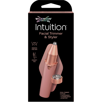 WILKINSON RASOIO INTUITION FACIAL TRIMMER & STYLER 2 ACCESSORIES