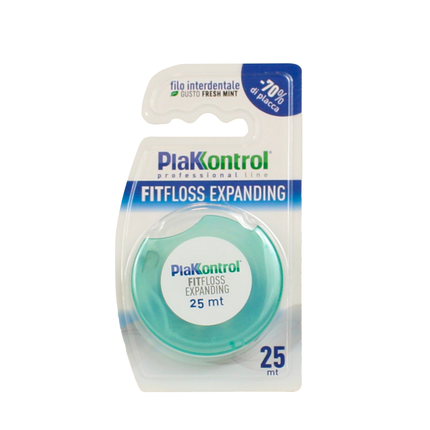PLAKKONTROL PROFESSIONAL FILO INTERDENTALE FIT FLOSS GUSTO FRESH MINT 25 MT