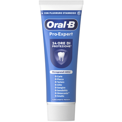 ORAL B DENTIFRICIO PRO-EXPERT 24H DI PROTEZIONE MICROGRANULI ATTIVI 75 ML