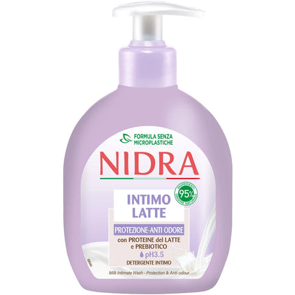 NIDRA INTIMOLATTE pH3,5 PROTEZIONE ANTI ODORE 250 ML