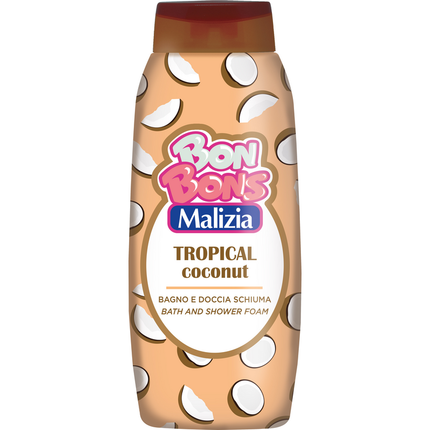 MALIZIA BON BONS BAGNO e DOCCIASCHIUMA TROPICAL COCONUT 500 ML