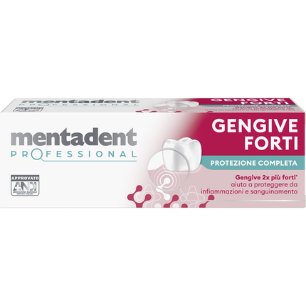 MENTADENT PROFESSIONAL GENGIVE FORTI PROTEZIONE COMPLETA DENTIFRICIO 75 ML