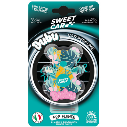 SWEET CAR PROFUMATORE AUTO IN PLASTICA PROFUMATA POP FLOWER