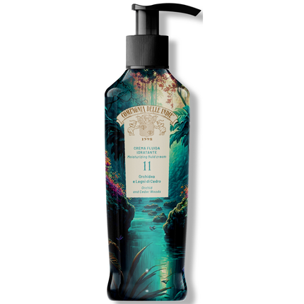 COMPAGNIA DELLE INDIE CREMA FLUIDA IDRATANTE 11 ORCHIDEA E LEGNI DI CEDRO 250 ML