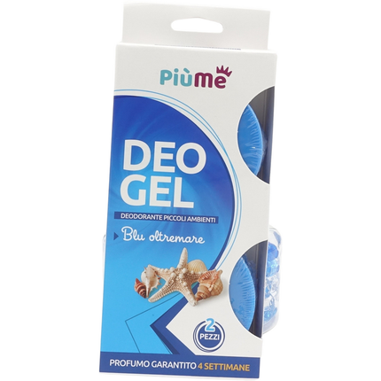 PIUME DEODORANTE GEL PICCOLI AMBIENTI BLU OLTREMARE 2 PEZZI PER 25 GRAMMI