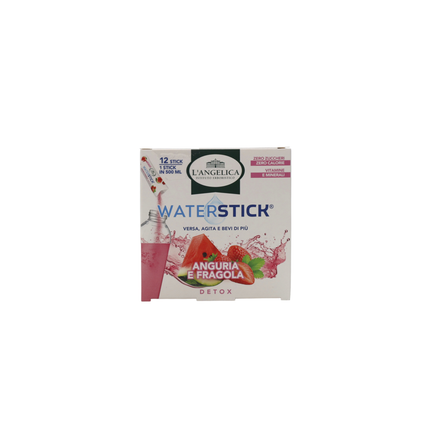 L'ANGELICA WATERSTICK DETOX ANGURIA e FRAGOLA CON VITAMINE e MINERALI 12 STICK