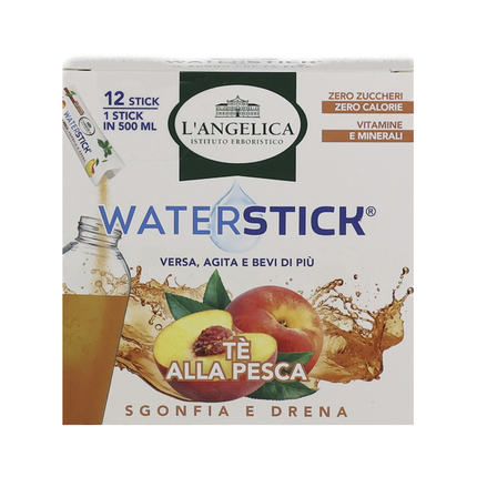L'ANGELICA WATERSTICK SGONFIA e DRENA TE' ALLA PESCA CON VITAMINE e MINERALI 12 STICK