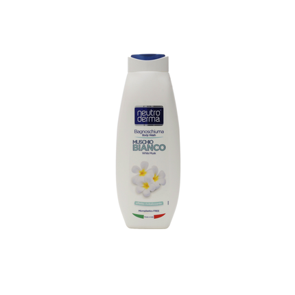 NEUTRO DERMA BAGNOSCHIUMA RIVITALIZZANTE MUSCHIO BIANCO 750 ML