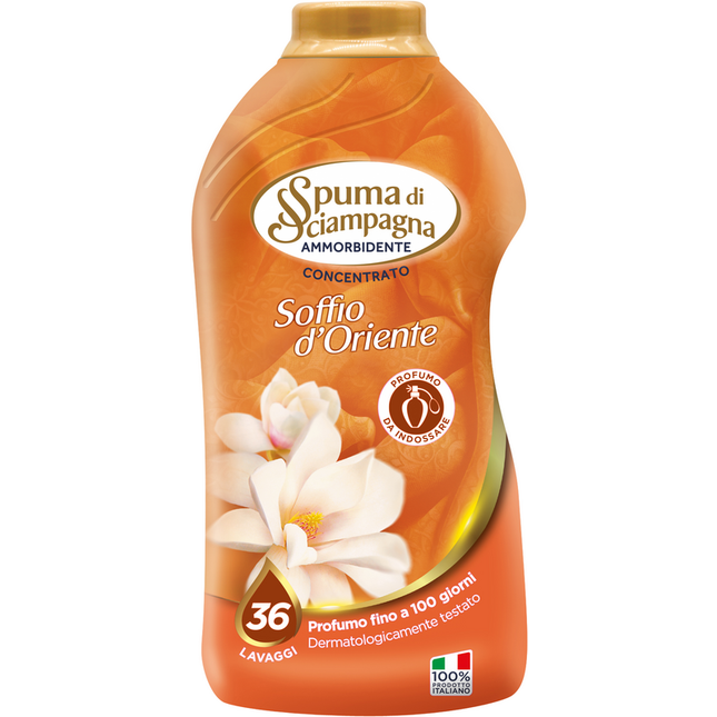 SPUMA DI SCIAMPAGNA AMMORBIDENTE CONCENTRATO SOFFIO D'ORIENTE 36 LAVAGGI 720 ML