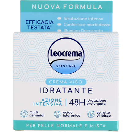LEOCREMA CREMA VISO IDRATANTE PELLI NORMALI - MISTE VASO 50 ML