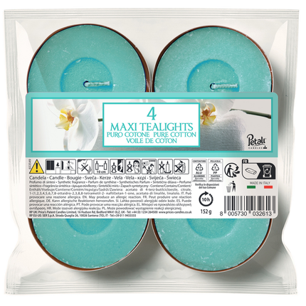 LUMELLE MAXI TEALIGHTS PURO COTONE
