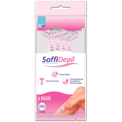 SOFFIDEPIL RASOIO LADY TRILAMA 4 PEZZI