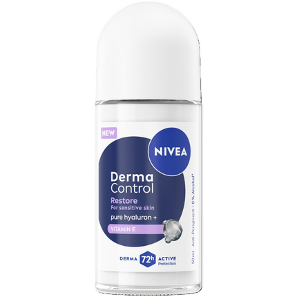 NIVEA DEODORANTE DERMA CONTROL RESTORE 72H ROLL IN 50 ML