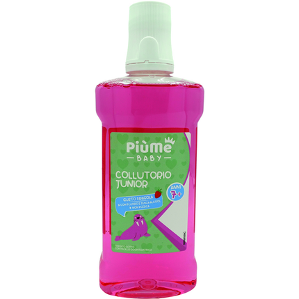 PIUME BABY COLLUTORIO JUNIOR ANNI 7+ GUSTO FRAGOLA 500 ML