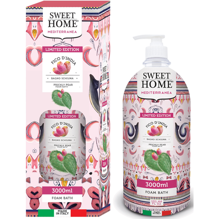 SWEET HOME COLLEZIONE MEDITERRANEA BAGNOSCHIUMA FICO D'INDIA 3 LT
