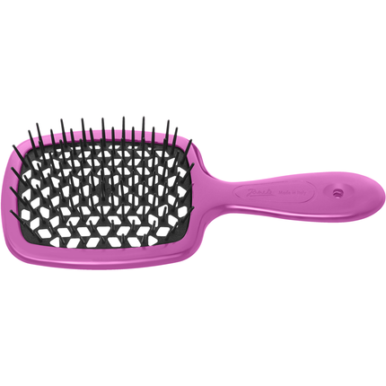 JANEKE SPAZZOLA CAPELLI PICCOLA FAMIGLIA SUPERBRUSH NERO / FUCSIA