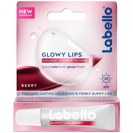 LABELLO BURROCACAO GLOWY BERRY ACIDO IALURONICO SPF30 TUBETTO
