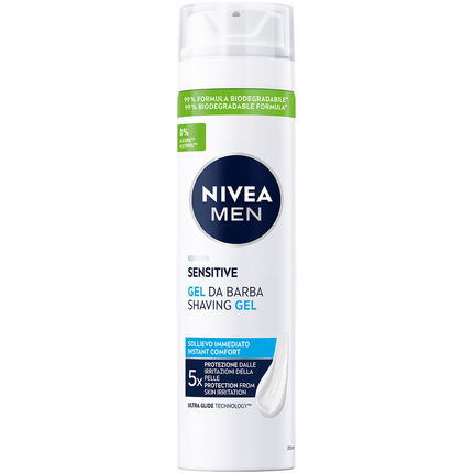 NIVEA FOR MEN GEL DA BARBA SENSITIVE 200 ML