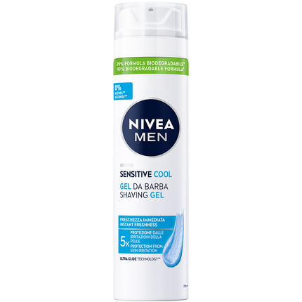 NIVEA FOR MEN GEL DA BARBA SENSITIVE COOL 200 ML
