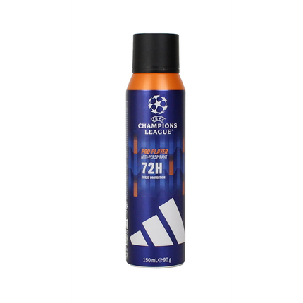 ADIDAS DEODORANTE SPRAY 72H UEFA PRO PLAYER 150 ML