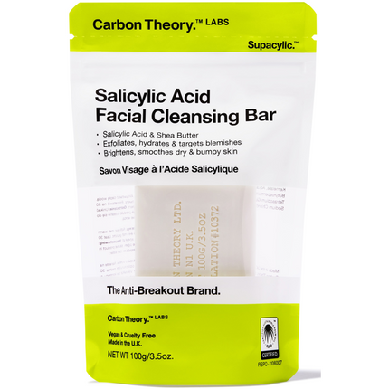 CARBON THEORY SALICYLIC ACID FACIAL CLEANSING BAR 100 GRAMMI