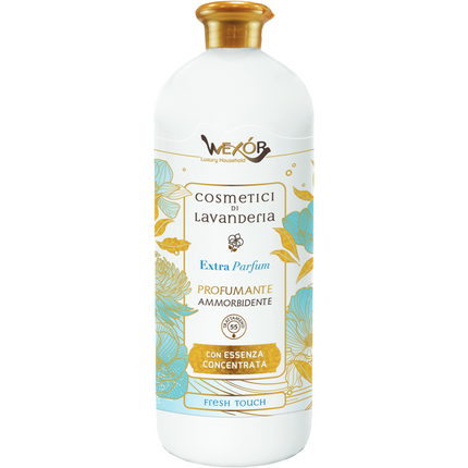 WEXOR COSMETICI DI LAVANDERIA PROFUMANTE AMMORBIDENTE CON ESSENZA CONCENTRATA FRESH TOUCH 1000 ML 55 TRATTAMENTI