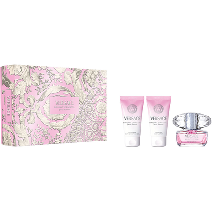 VERSACE BRIGHT CRYSTAL COFANETTO EDT 50 ML + DOCCIA GEL 50 ML + LATTE CORPO 50 ML