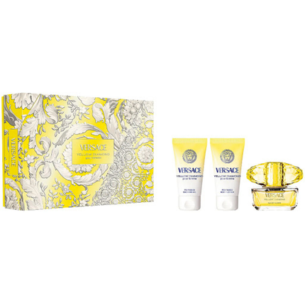 VERSACE YELLOW DIAMOND COFANETTO EDT 50 ML + DOCCIA GEL 50 ML + LATTE CORPO 50 ML