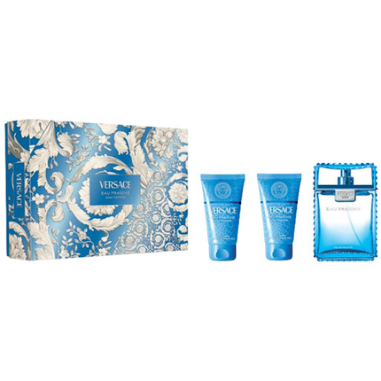 VERSACE EAU FRAICHE COFANETTO EDT 50 ML + DOCCIA GEL 50 ML + AFTER SHAVE BALM 50 ML