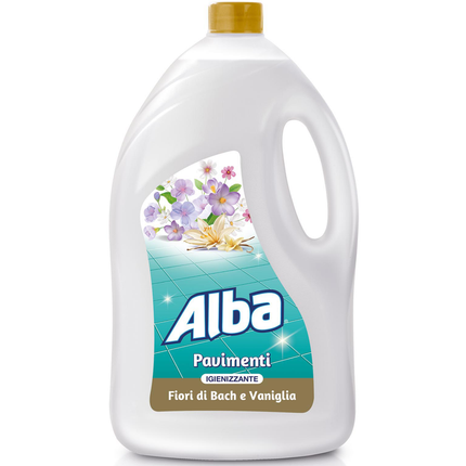 ALBA PAVIMENTI IGIENIZZANTE FIORI DI BACH e VANIGLIA 4 LITRI