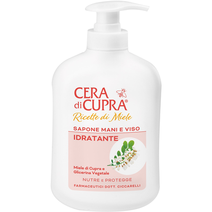 CERA di CUPRA RICETTE DI MIELE SAPONE LIQUIDO MANI e VISO IDRATANTE 200 ML