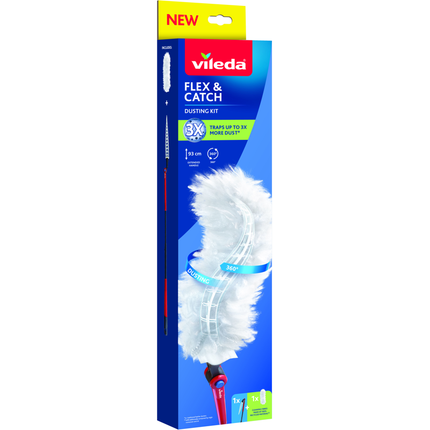 VILEDA FLEX & CATCH LONG KIT SYSTEM + 1 REFILL