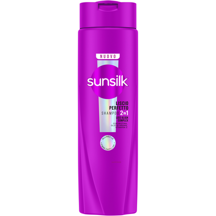 SUNSILK SHAMPOO 2in1 LISCIO PERFETTO - ALLINEA LE FIBRE CAPILLARI - 250 ML