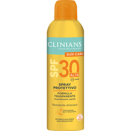CLINIANS SOLARE SPRAY TRASPARENTE SPF30 BOMBOLA 150 ML