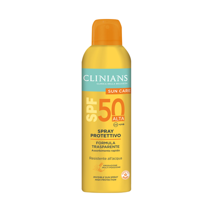 CLINIANS SOLARE SPRAY TRASPARENTE SPF50 BOMBOLA 150 ML