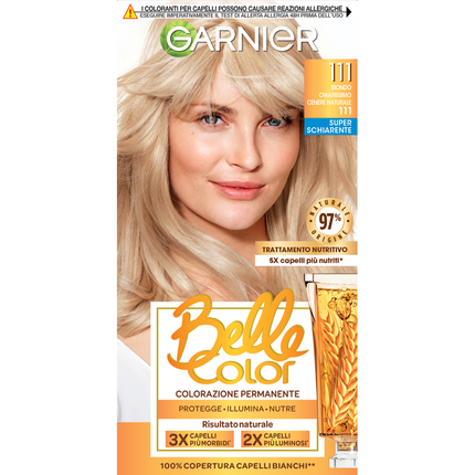 BELLE COLOR N.111 BIONDO CHIARISSIMO CENERE NATURALE