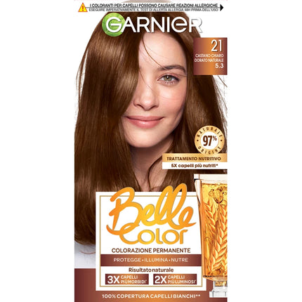 BELLE COLOR N.5.3.21 CASTANO CHIARO DORATO NATURALE