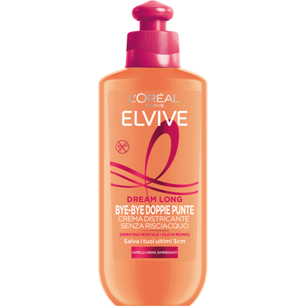 ELVIVE DREAM LONG CREMA DISTRICANTE SENZA RISCIACQUIO BYE BYE DOPPIE PUNTE CAPELLI LUNGHI E DANNEGGIATI 200 ML