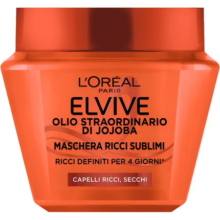 ELVIVE OLIO STRAORDINARIO MASCHERA JOJOBA RICCI SUBLIMI CAPELLI RICCI E SECCHI 300 ML