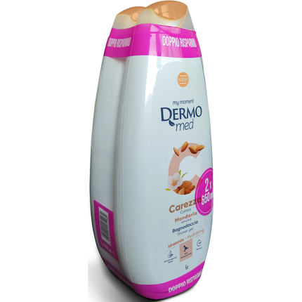 DERMOMED BAGNODOCCIA CAREZZA MANDORLE 2 PEZZI DA 650 ML